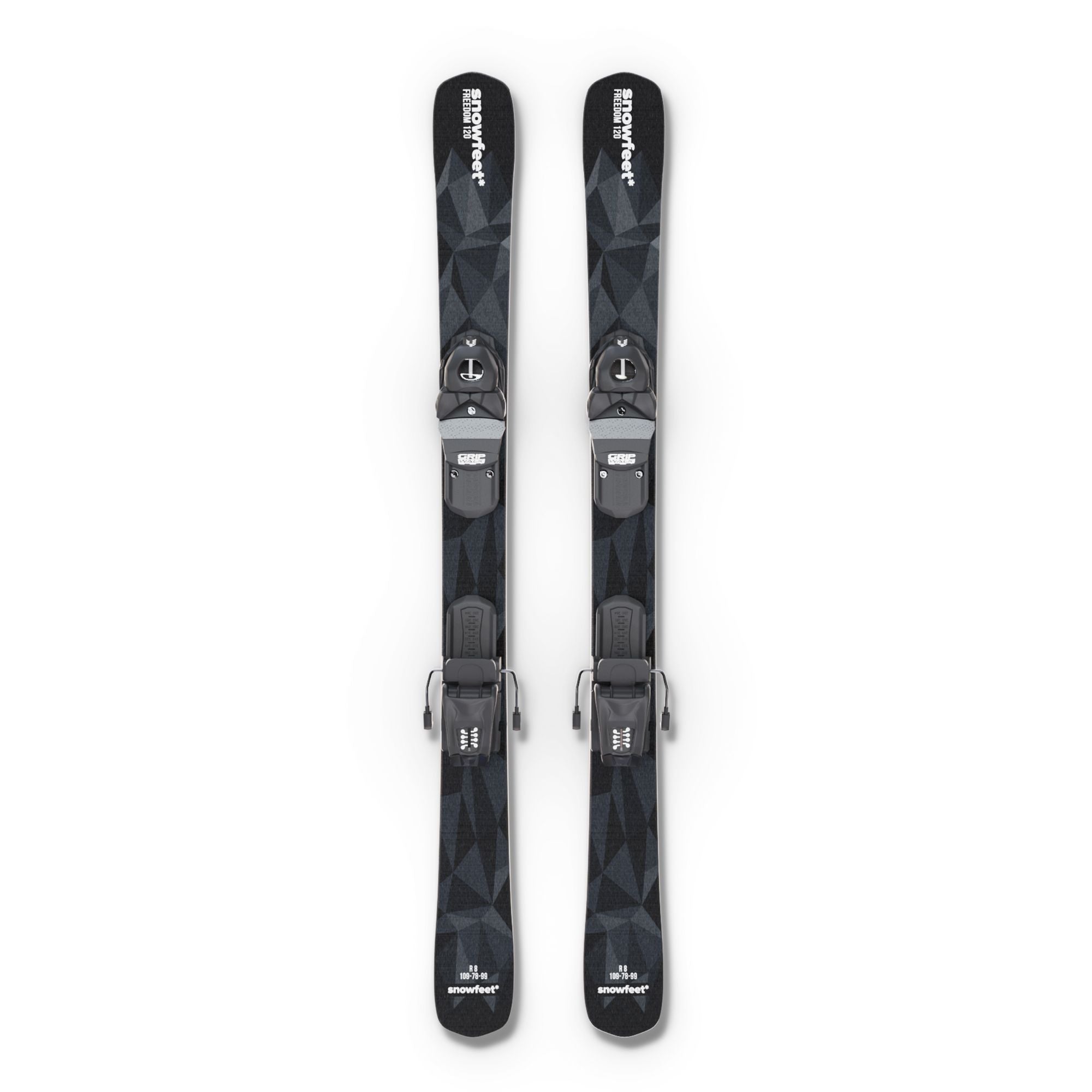 Snowfeet* Short Skis | 120 CM | Skiblades Skiboards Snowblades