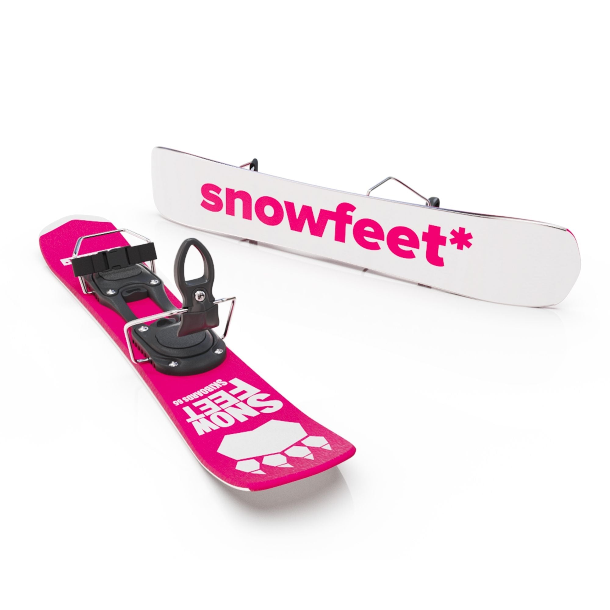 Skiboards by Snowfeet* - 65 cm |Skiblades, Snowblades, Short Mini Skis