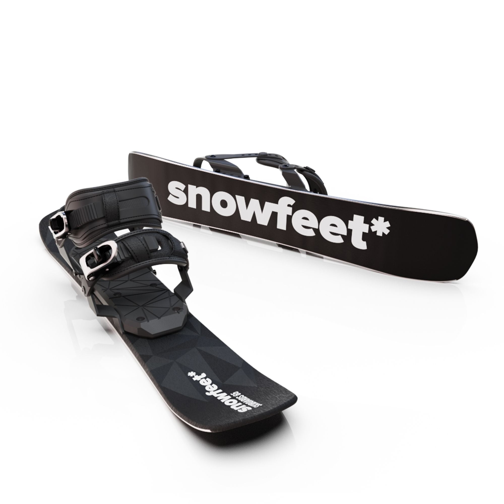 Snowfeet* Skiblades | 65 CM | Skiboards Snowblades Short Mini Skis - snowfeet*