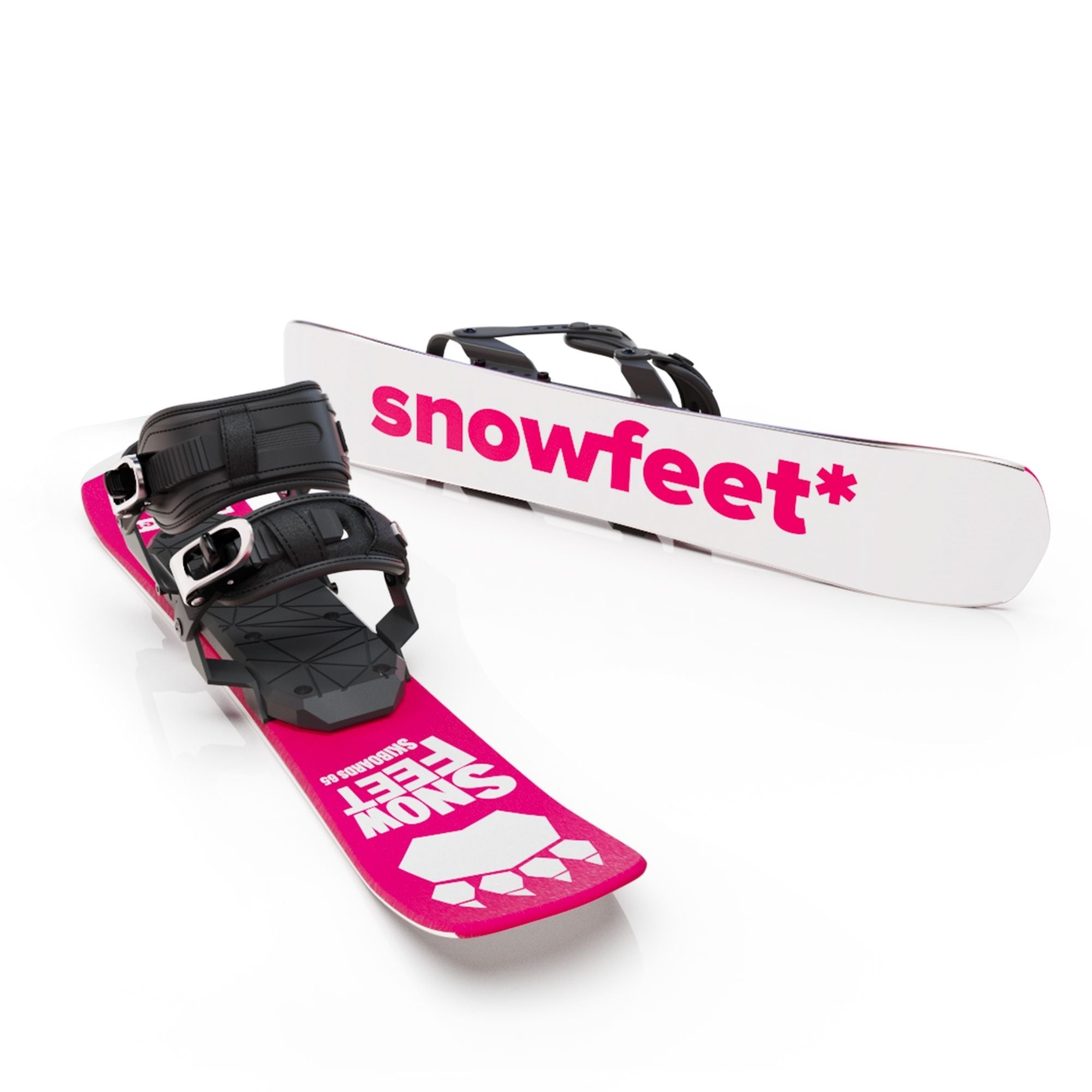 Snowfeet Skiblades 65 CM Skiboards Snowblades Short Mini Skis