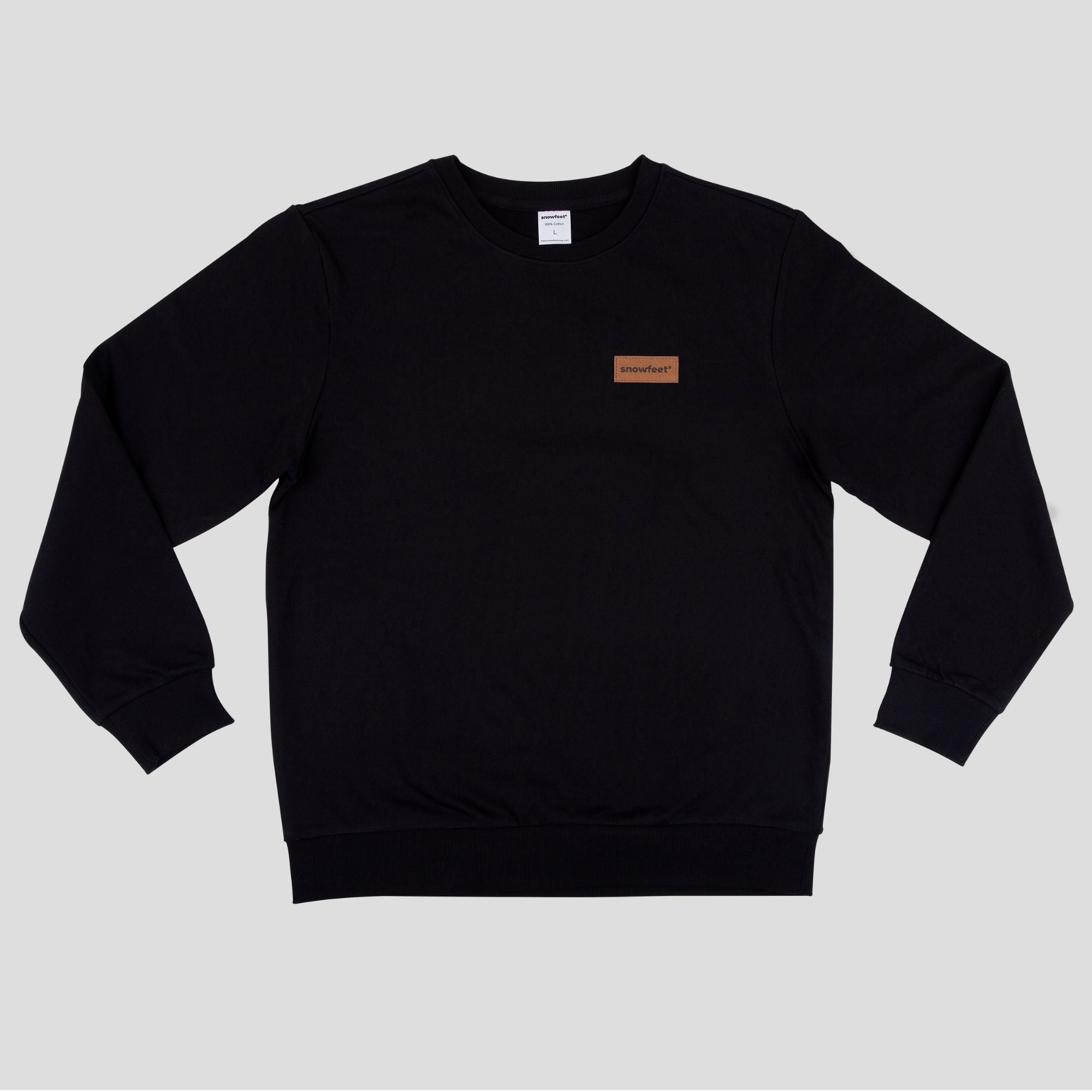 Black logo jumper online