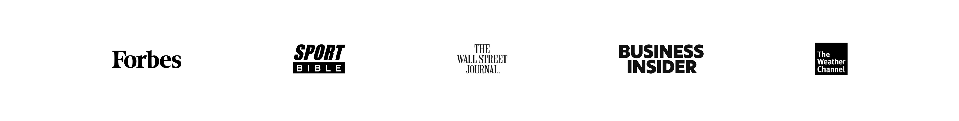 Snowfeet Featured In | Forbes | Sport Bible | The Wall Street Jurnal | Business Insider | The Weather Channel | Desktop