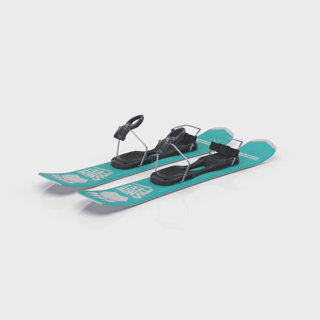 Snowfeet* Skiblades | 65 CM | Skiboards Snowblades 短いミニスキー