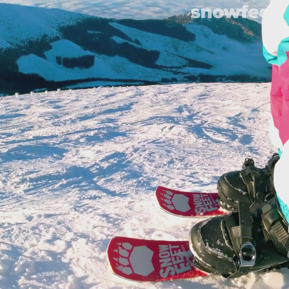 Skiboards by Snowfeet* - 90 cm Skiblades | Snowblades | Short Mini 
