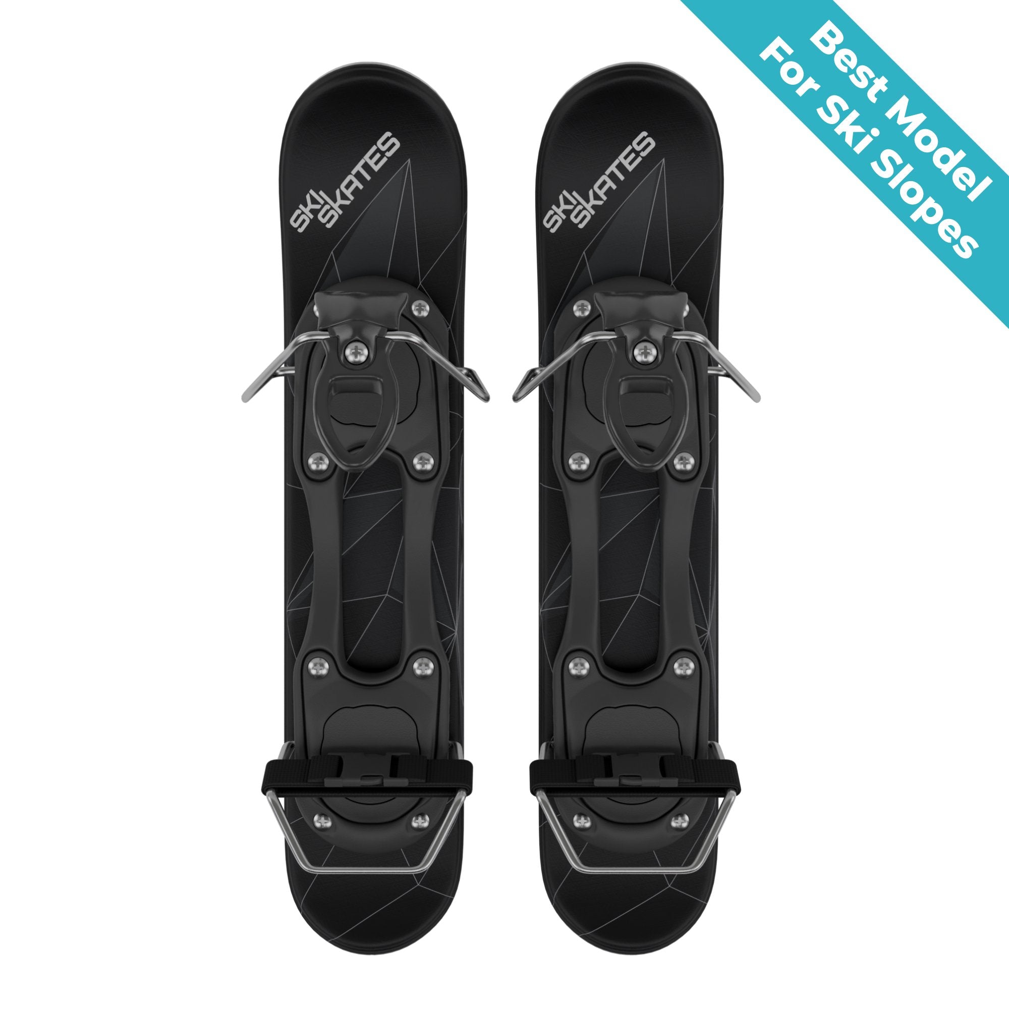 Skiskates by Snowfeet* | 44 CM | Skiblades Snowblades | Ski Boots Model | Free shipping - snowfeet*