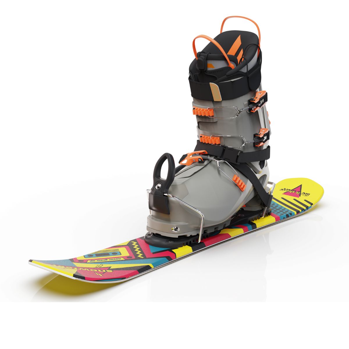 Snowfeet* Skiblades | 65 CM | Snowblades Short Skis - snowfeet*