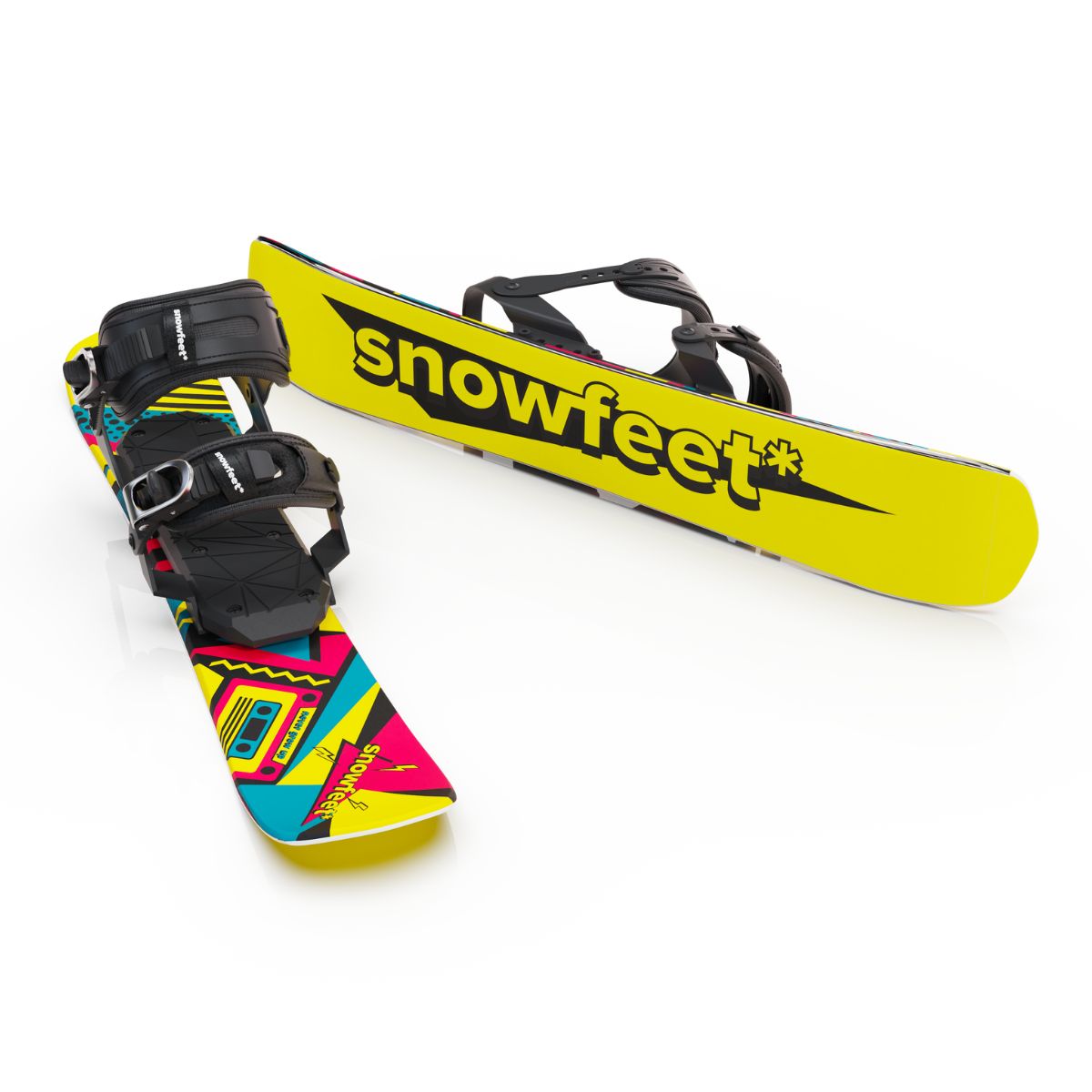 Snowfeet* Skiblades | 65 CM | Snowblades Short Skis - snowfeet*