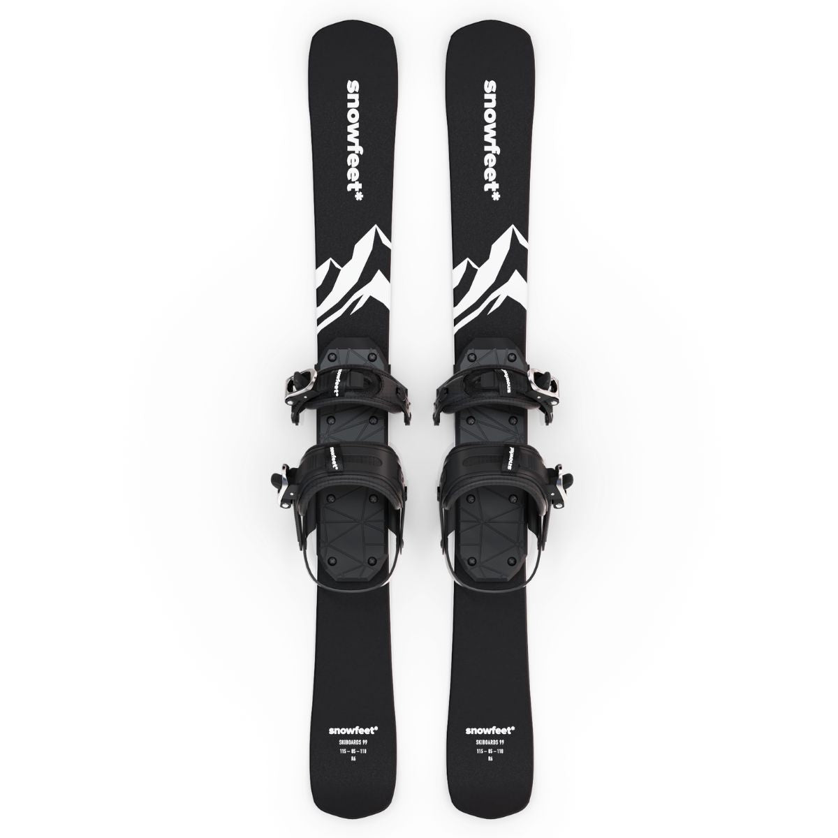 Snowfeet* | 99 CM | Skiblades Snowblades Skiboards Short Skis - snowfeet*