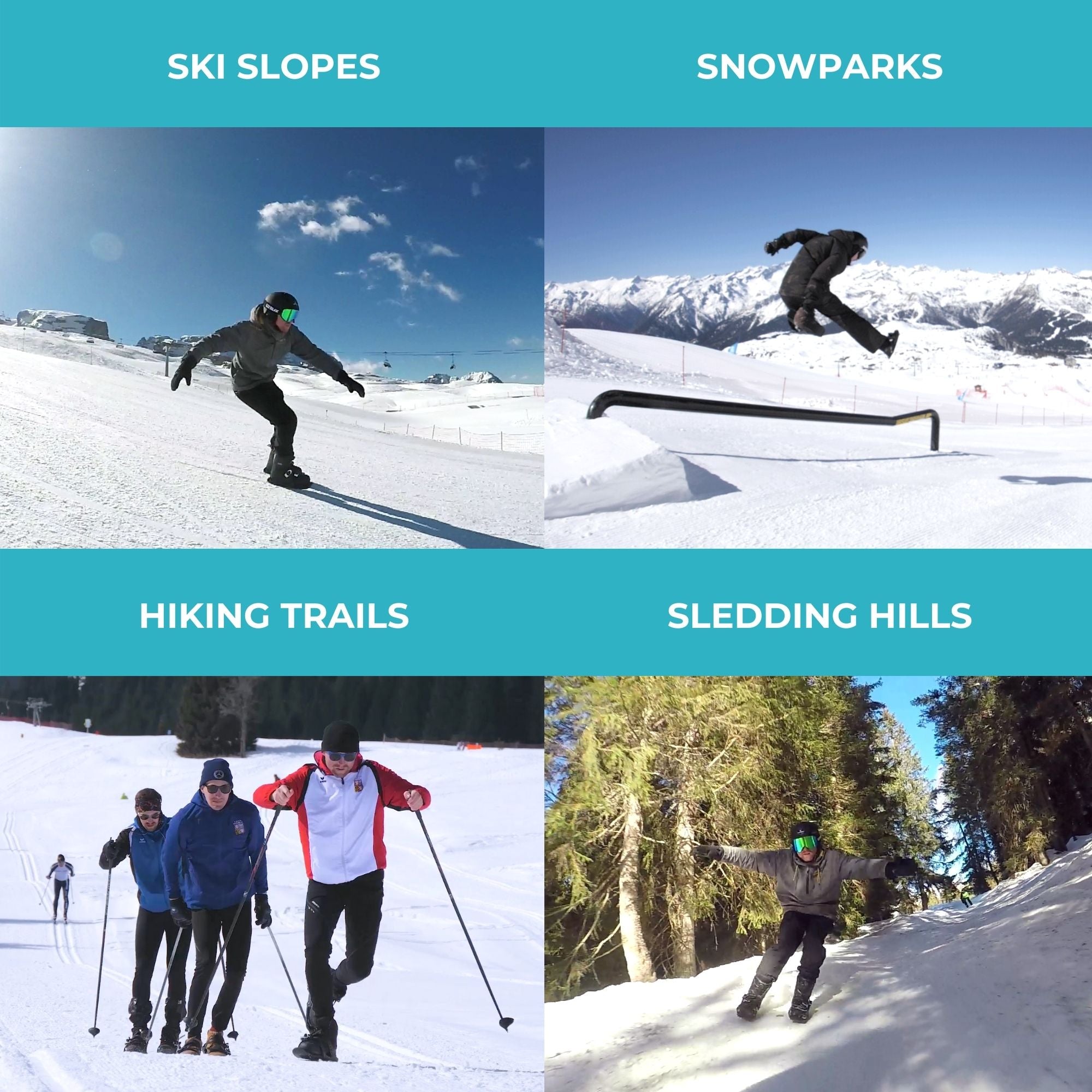Snowfeet* Basic | Mini Ski Skates - snowfeet*