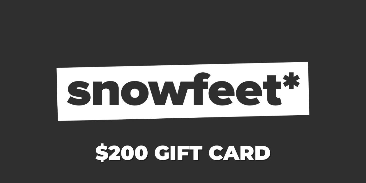 Snowfeet* Gift Card $50 - $500 - snowfeet*