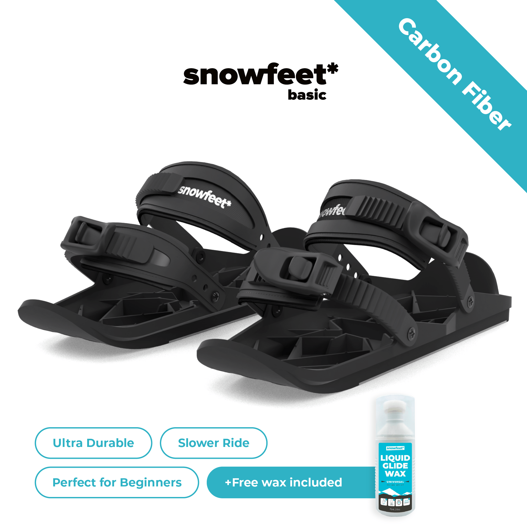 Snowfeet* | Mini Ski Skates | 38 CM - snowfeet*