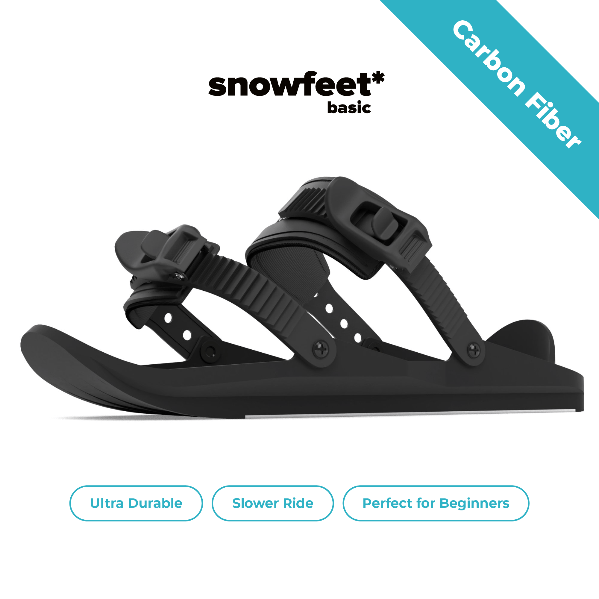 Snowfeet* | Mini Ski Skates | 38 CM - snowfeet*