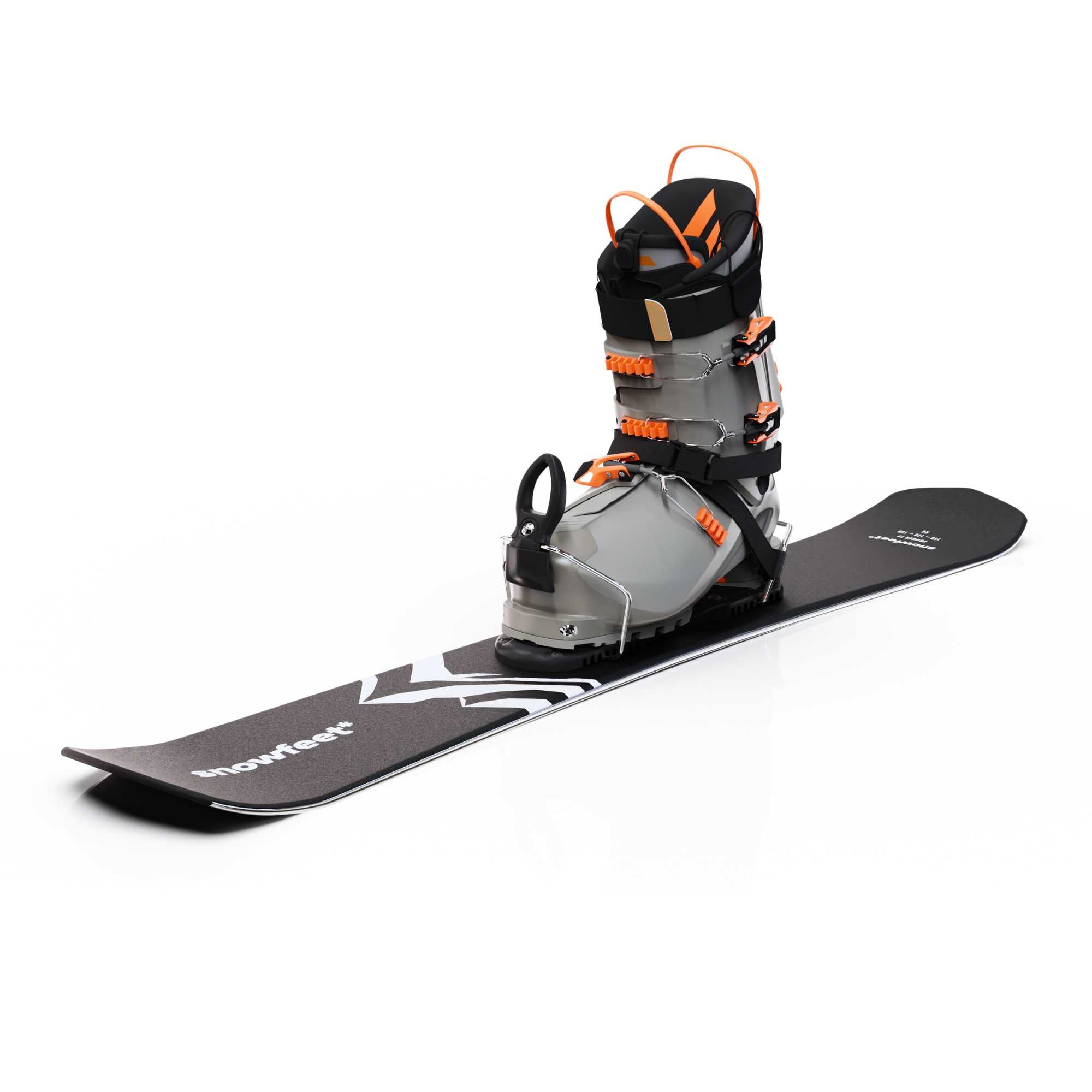 Snowfeet* POWDER Skiblades | 99 CM | Skiboards Snowblades Short Skis - snowfeet*