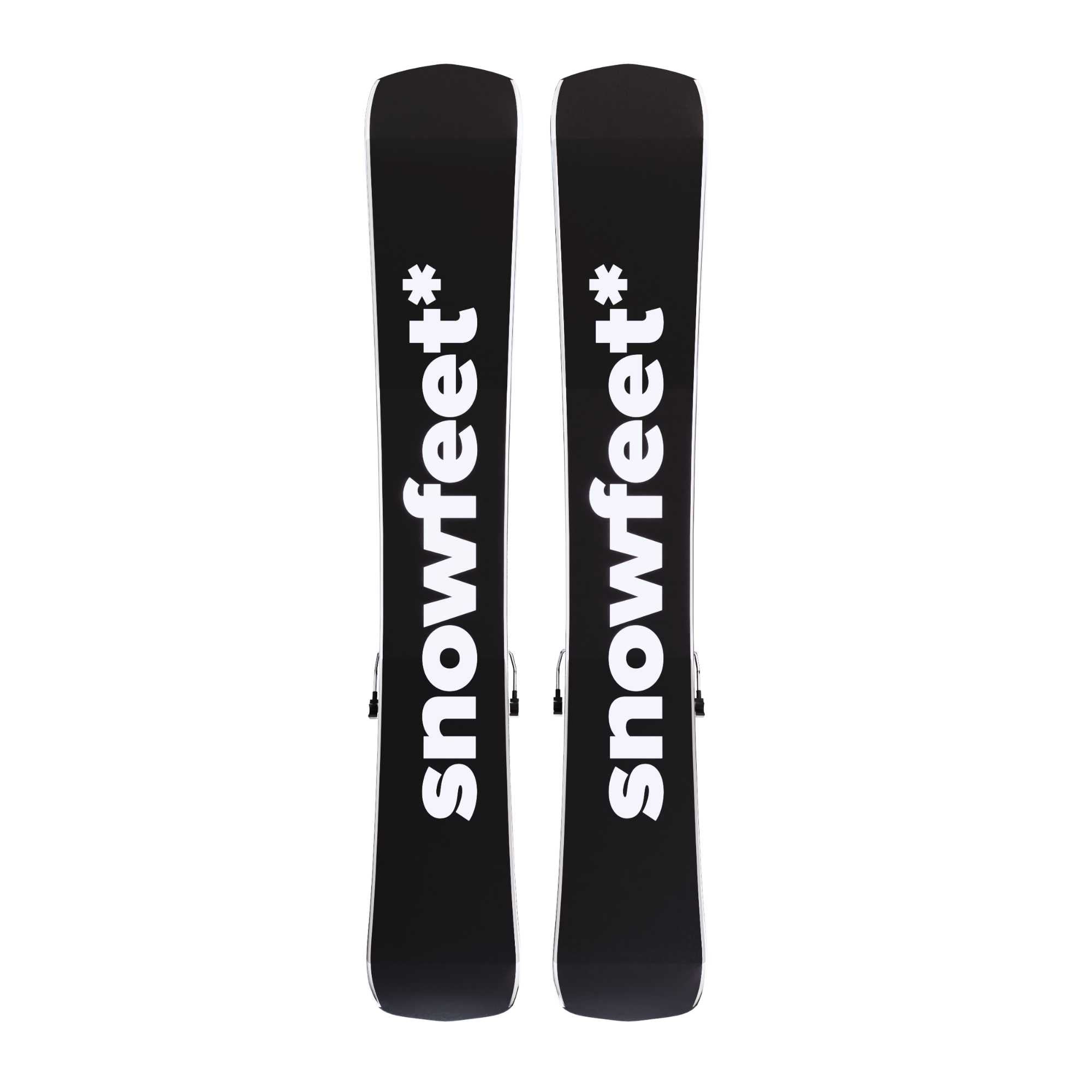 Snowfeet* POWDER Skiblades | 99 CM | Skiboards Snowblades Short Skis - snowfeet*