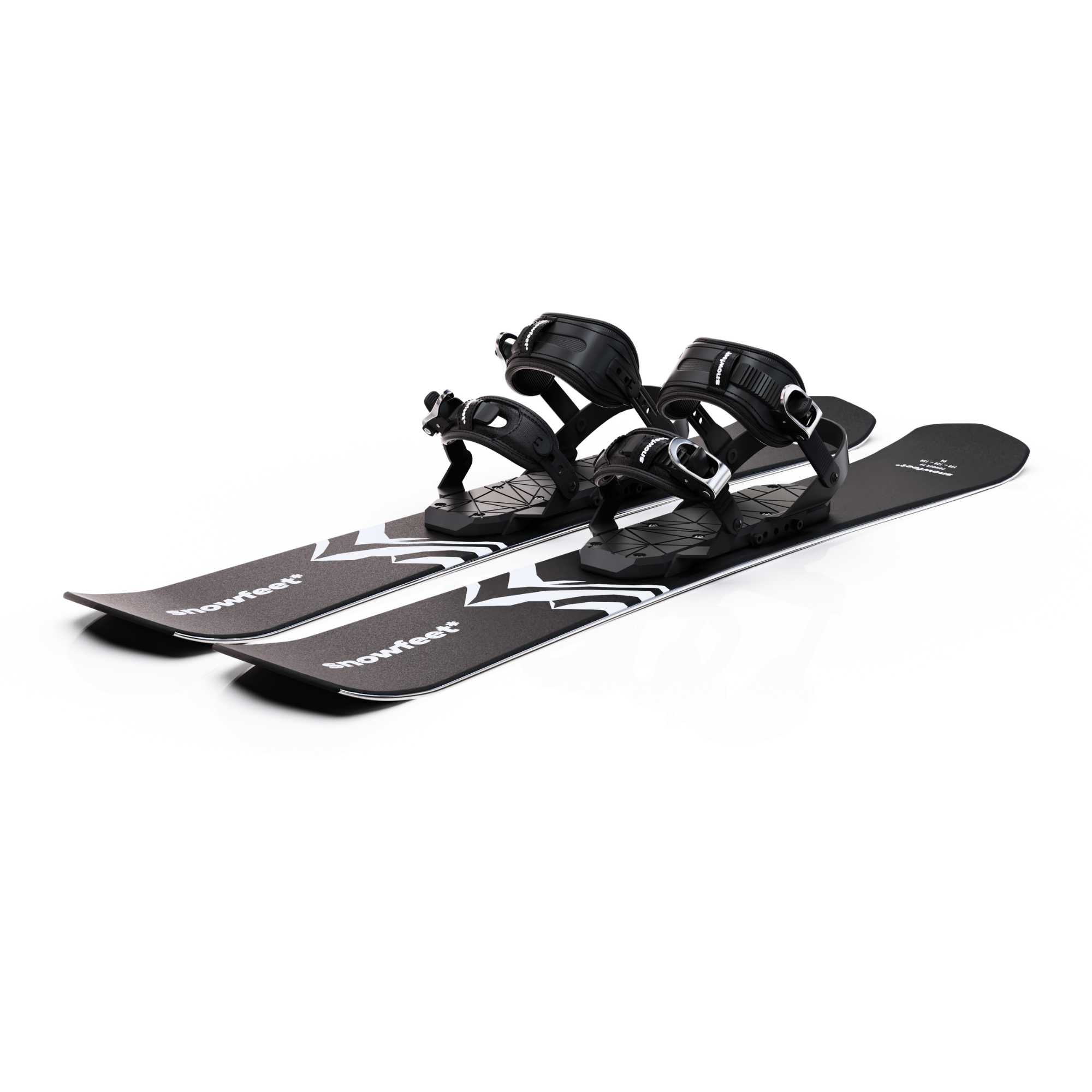 Snowfeet* POWDER Skiblades | 99 CM | Skiboards Snowblades Short Skis - snowfeet*