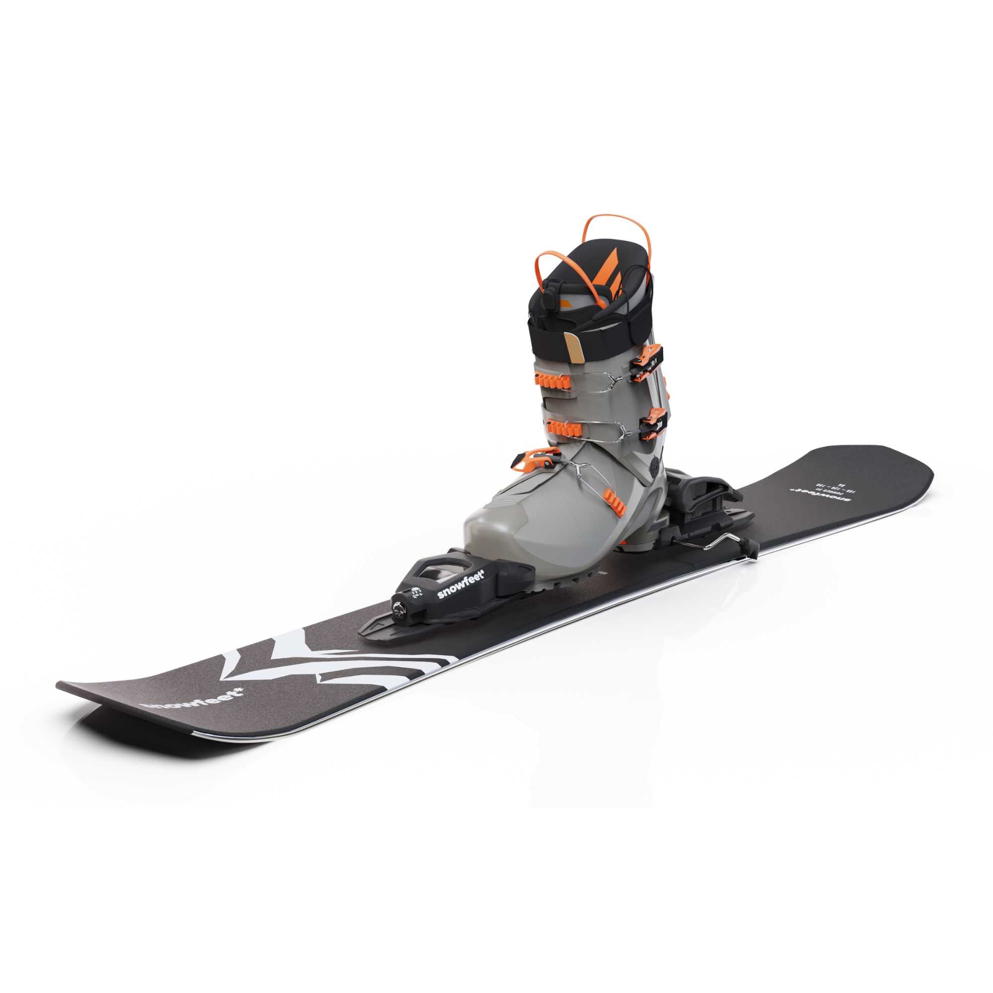 Snowfeet* POWDER Skiblades | 99 CM | Skiboards Snowblades Short Skis - snowfeet*