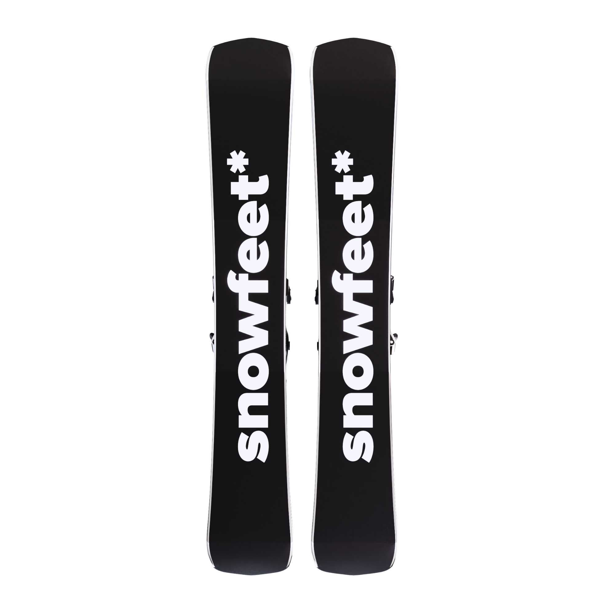 Snowfeet* POWDER Skiblades | 99 CM | Skiboards Snowblades Short Skis - snowfeet*