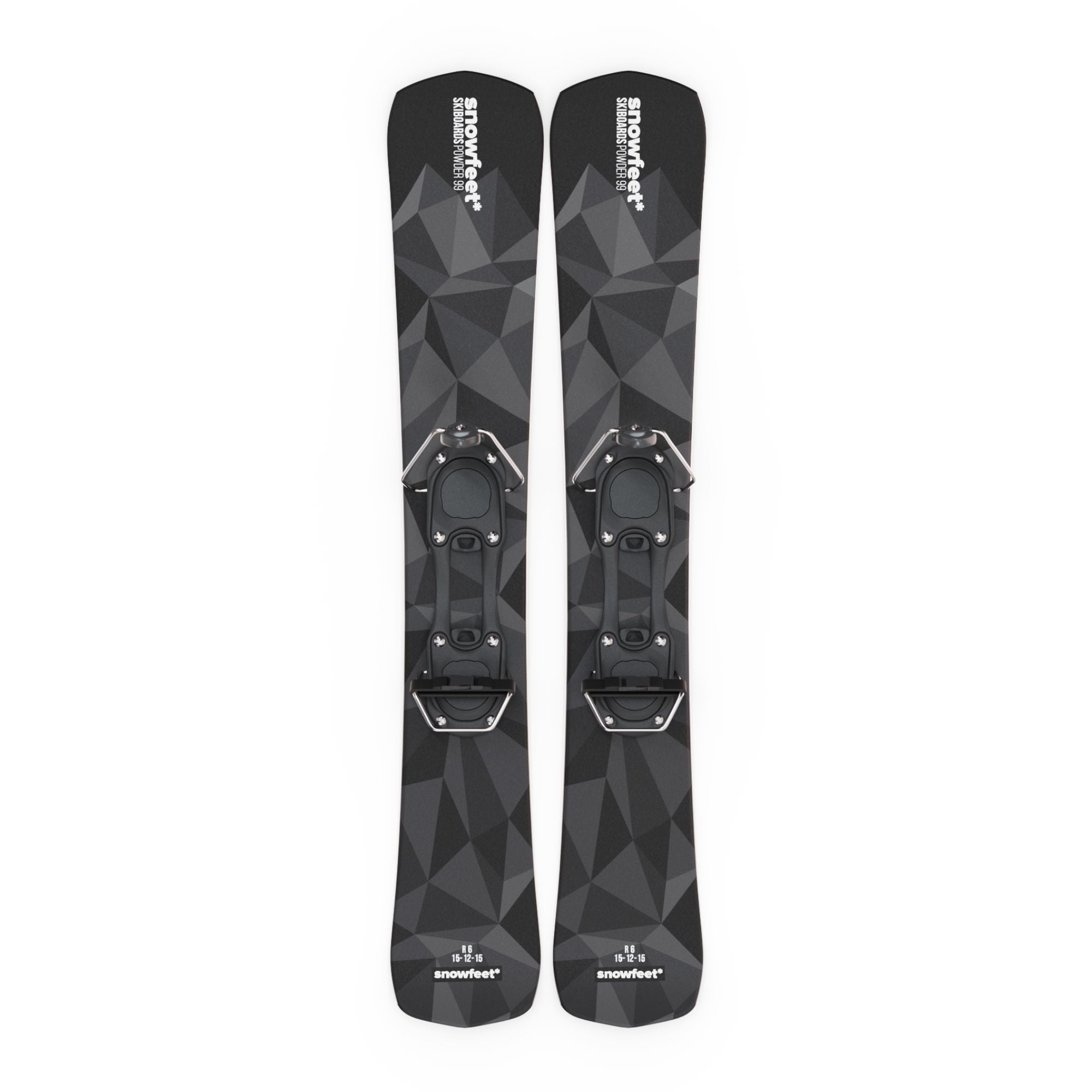 Snowfeet* POWDER Skiblades | 99 CM | Skiboards Snowblades Short Skis - snowfeet*