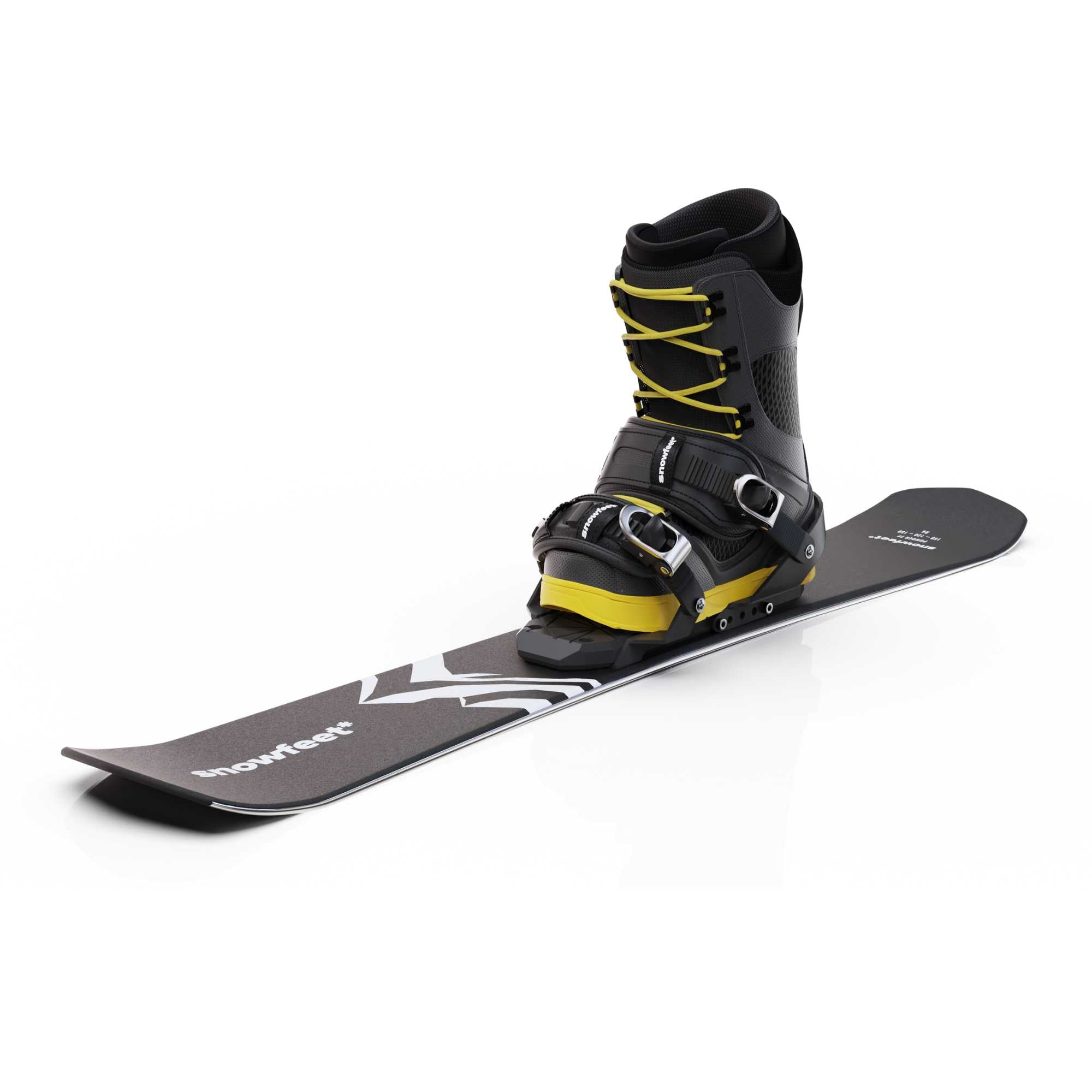 Snowfeet* POWDER Skiblades | 99 CM | Skiboards Snowblades Short Skis - snowfeet*