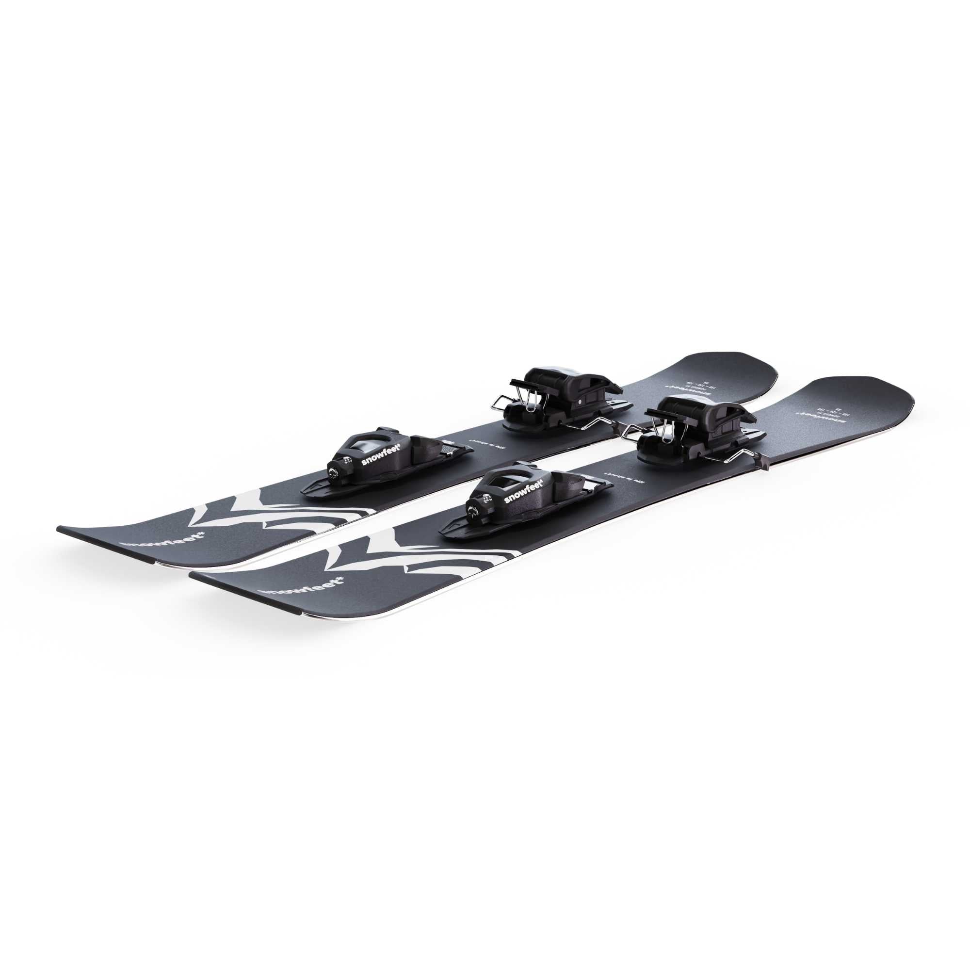 Snowfeet* POWDER Skiblades | 99 CM | Skiboards Snowblades Short Skis - snowfeet*