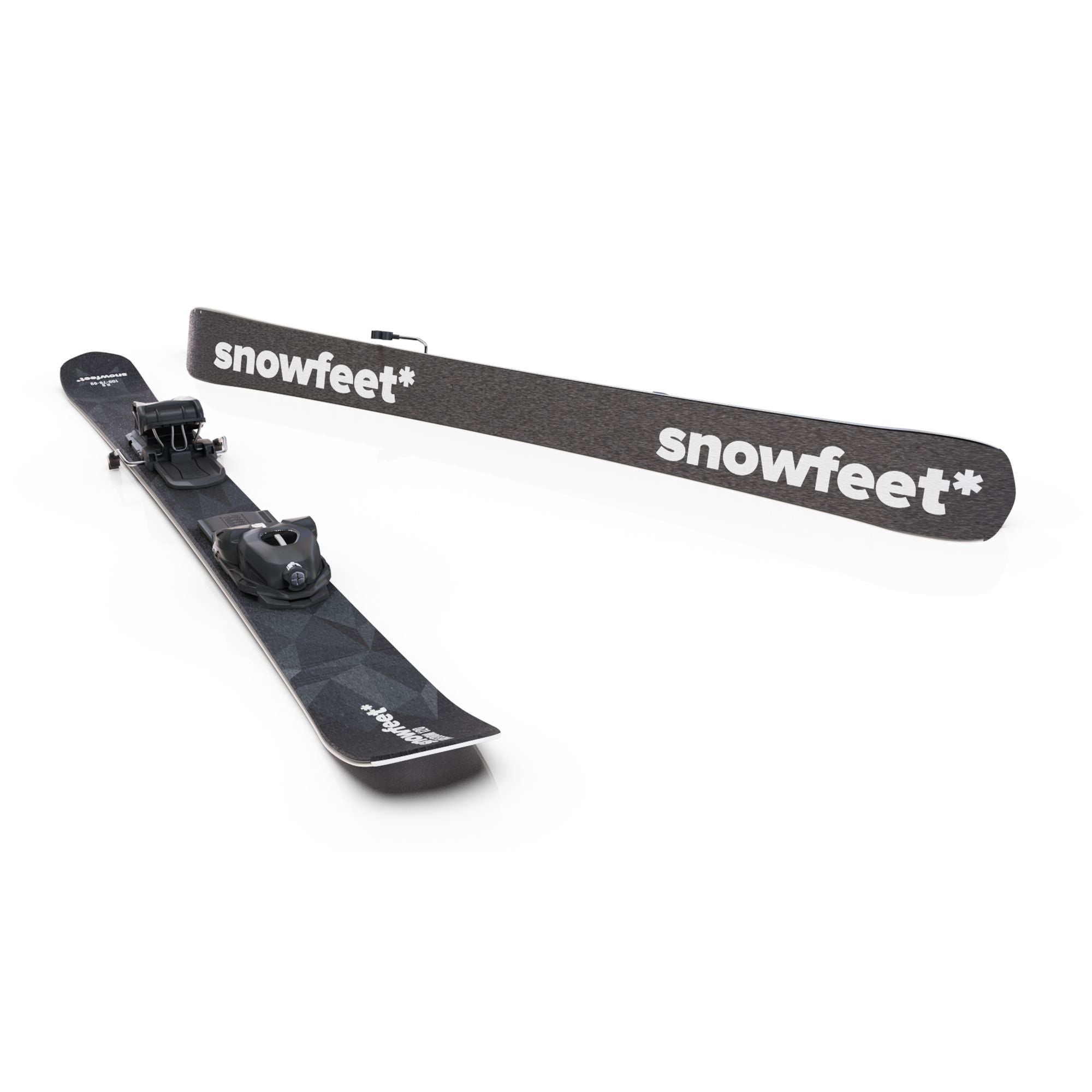 Snowfeet* Short Skis | 120 CM | Skiblades Skiboards Snowblades