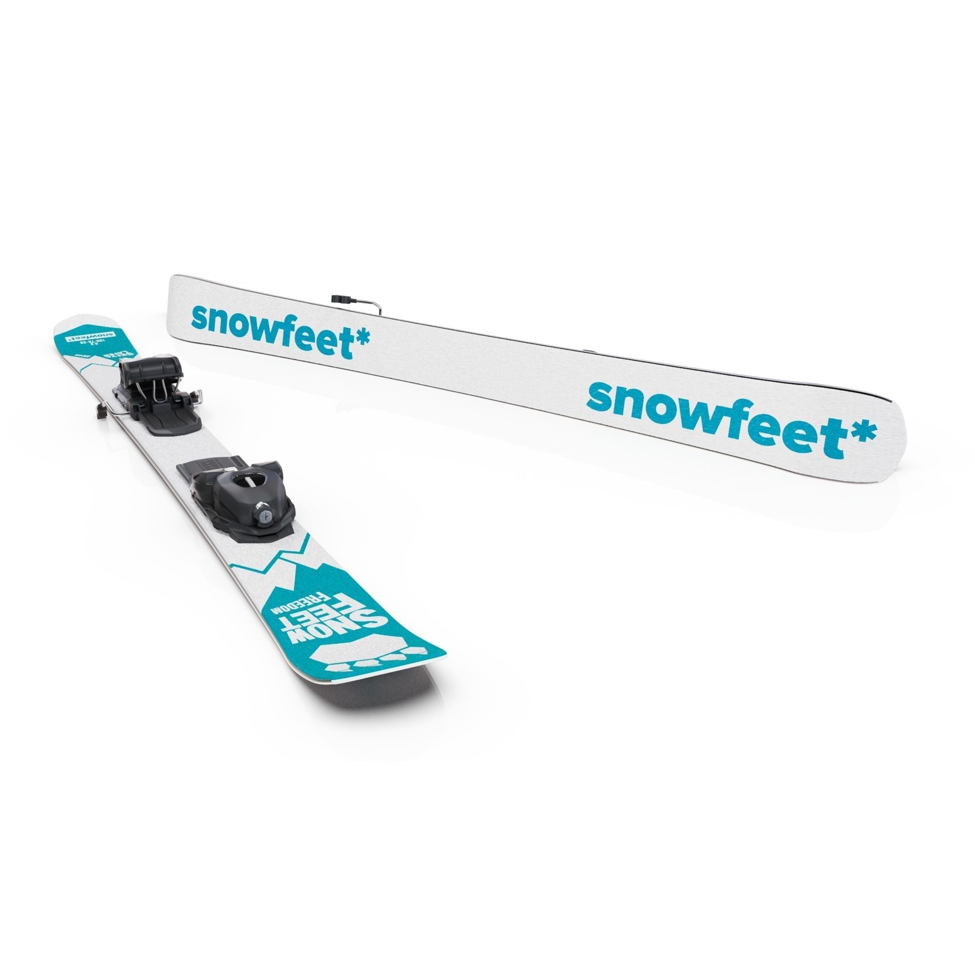 Snowfeet* Short Skis | 120 CM | Skiblades Snowblades - snowfeet*