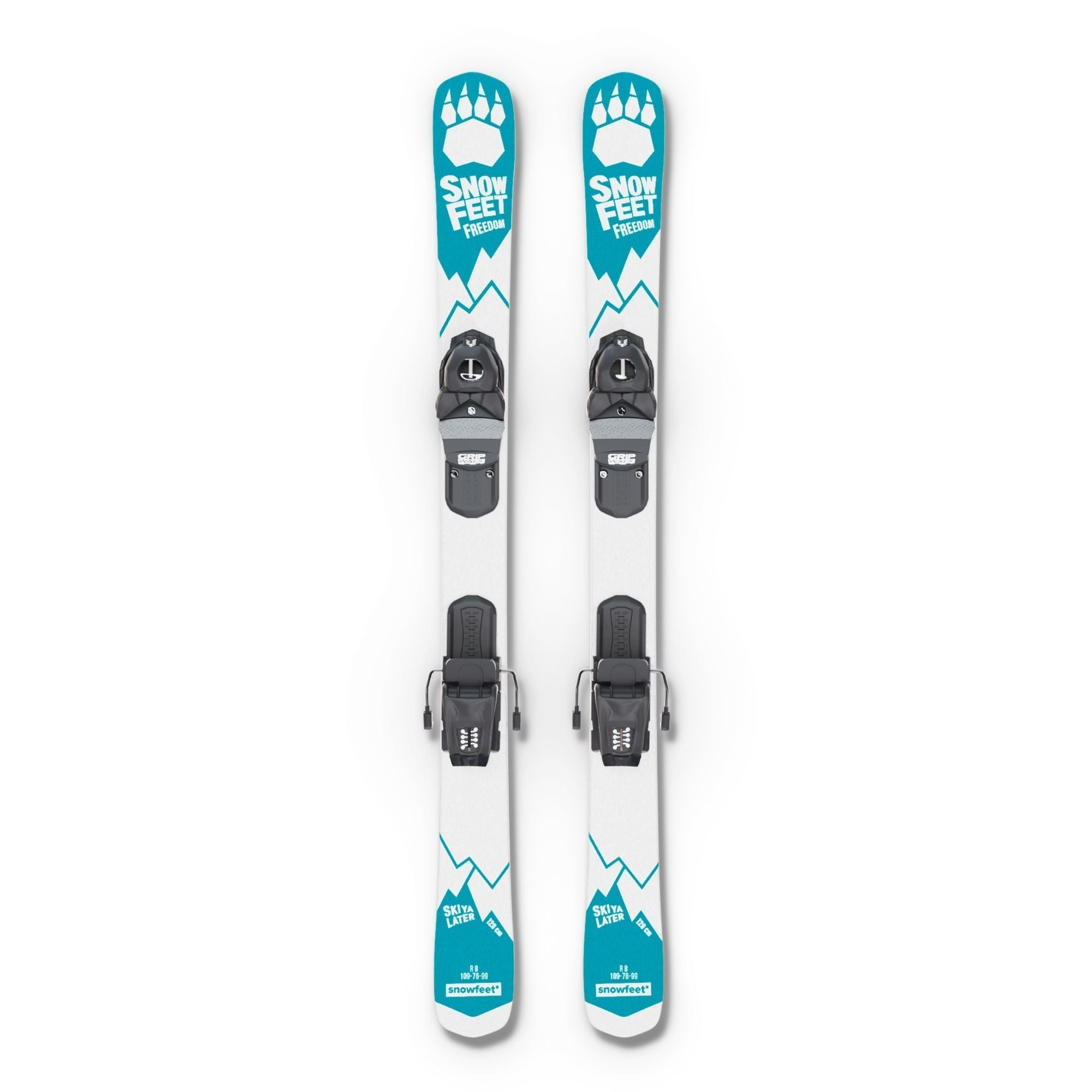 Snowfeet* Short Skis | 120 CM | Skiblades Snowblades - snowfeet*