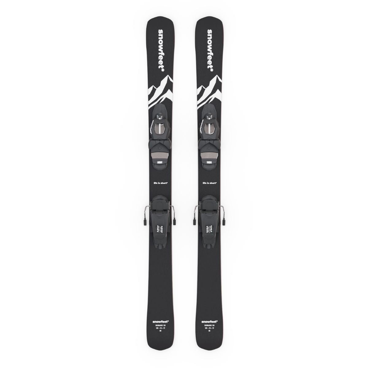 Snowfeet* Short Skis | 120 CM | Skiblades Snowblades - snowfeet*