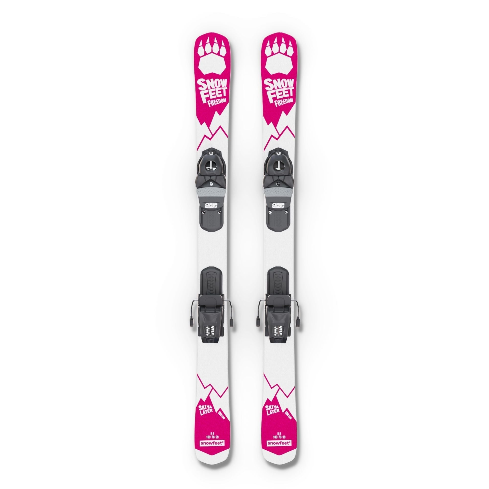 Snowfeet* Short Skis | 120 CM | Skiblades Snowblades - snowfeet*