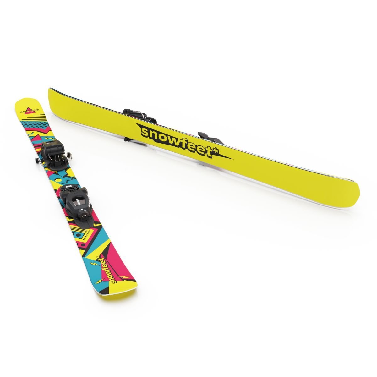 Snowfeet* Short Skis | 120 CM | Skiblades Snowblades - snowfeet*