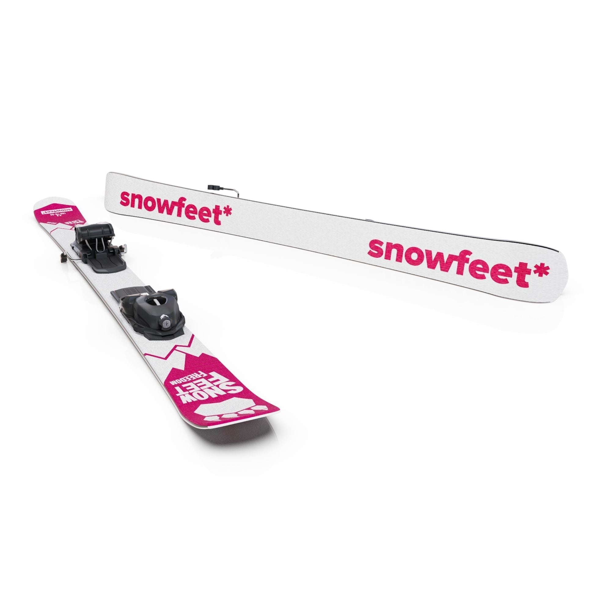 Snowfeet* Short Skis | 120 CM | Skiblades Snowblades - snowfeet*