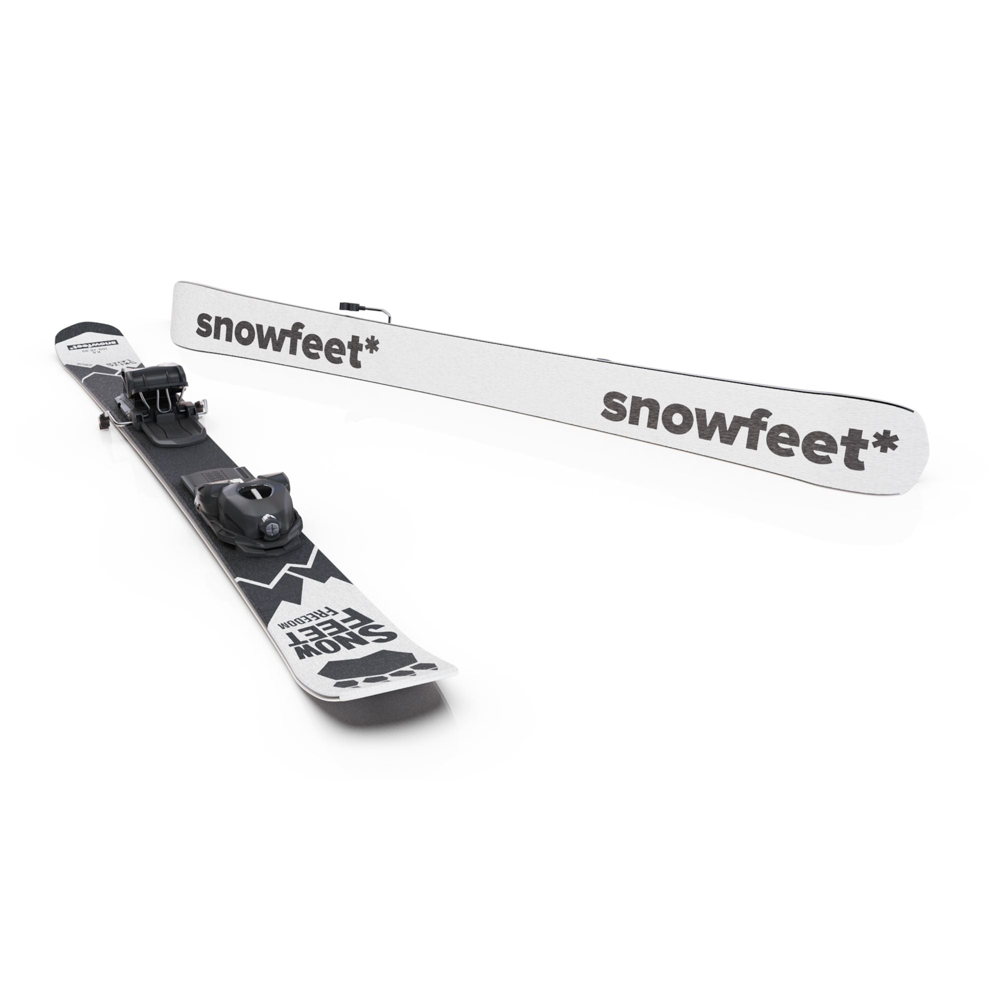 Snowfeet* Short Skis | 120 CM | Skiblades Snowblades - snowfeet*