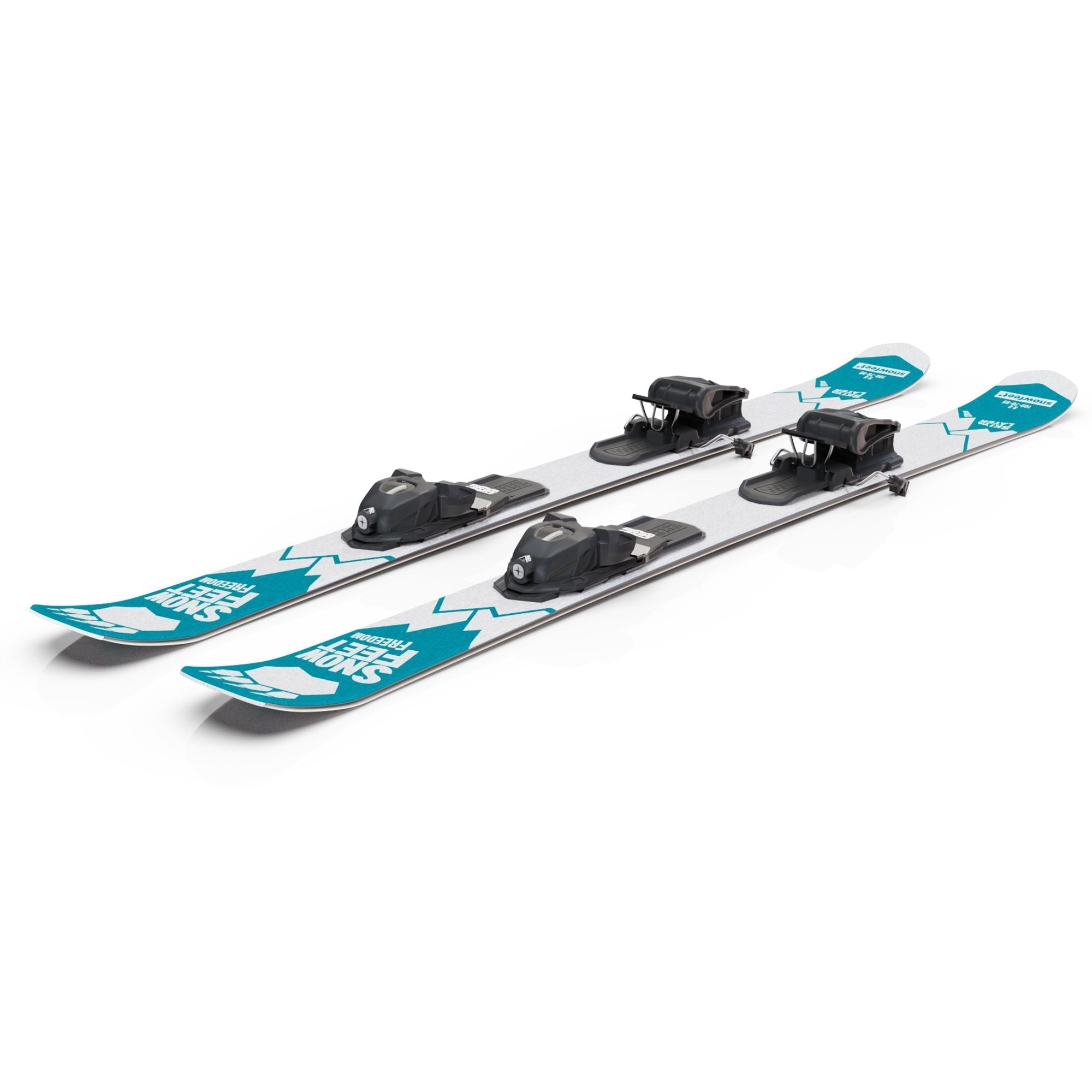 Snowfeet* Short Skis | 130 CM | Skiblades Skiboards Snowblades - snowfeet*