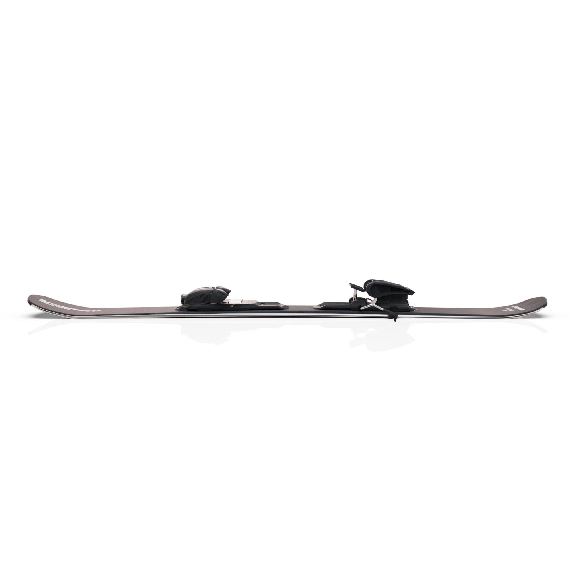 Snowfeet* Short Skis | 99 CM | Black Triangle | Pro Ski Bindings |  Skiblades Skiboards Snowblades - snowfeet*