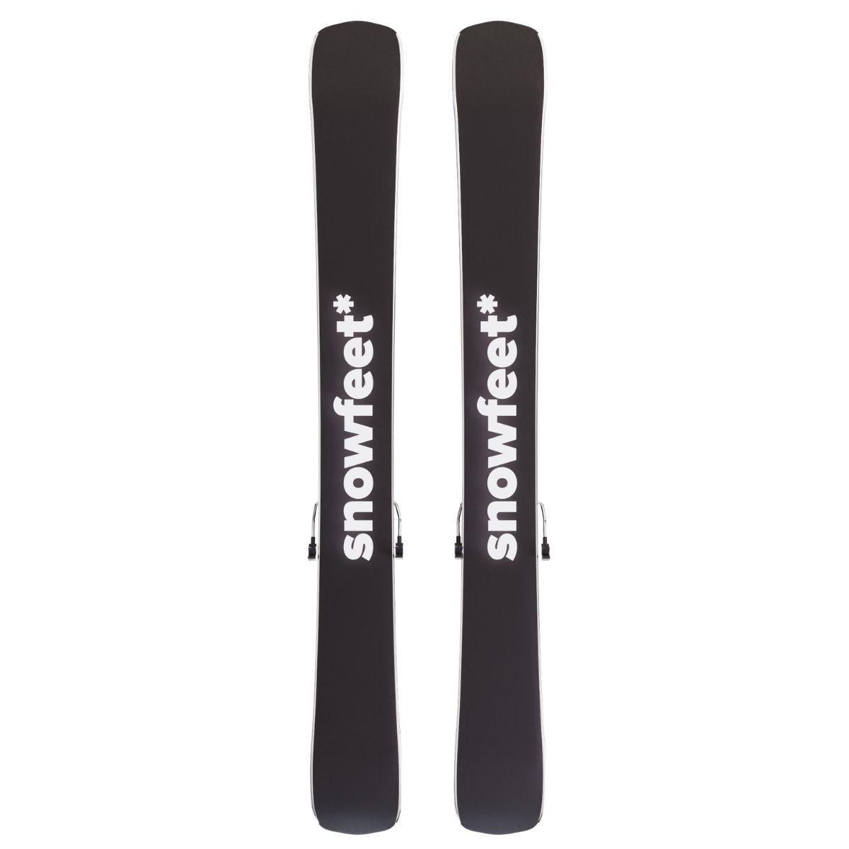 Snowfeet* Short Skis | 99 CM | Mountain White | Pro Ski Bindings |  Skiblades Skiboards Snowblades - snowfeet*