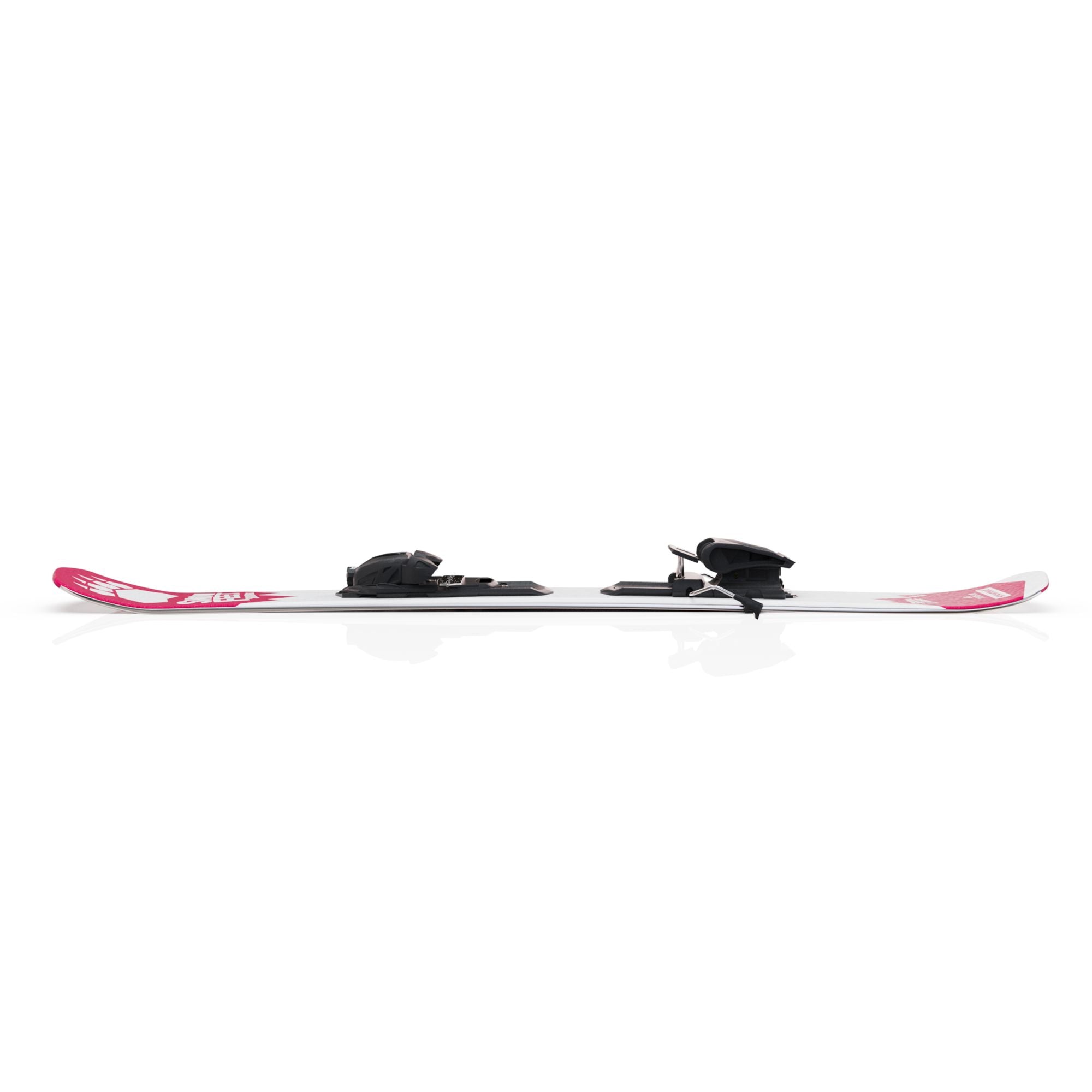 Snowfeet* Short Skis | 99 CM | Pink Paw | Pro Ski Bindings |  Skiblades Skiboards Snowblades - snowfeet*