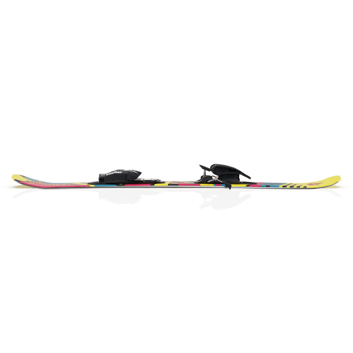 Snowfeet* Short Skis | 99 CM | Retro | Pro Ski Bindings |  Skiblades Skiboards Snowblades - snowfeet*