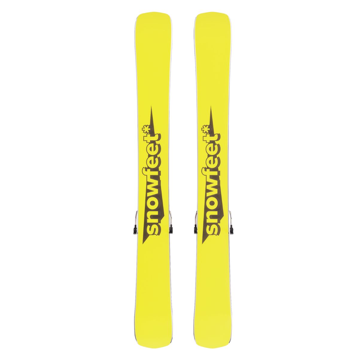 Snowfeet* Short Skis | 99 CM | Retro | Pro Ski Bindings |  Skiblades Skiboards Snowblades - snowfeet*