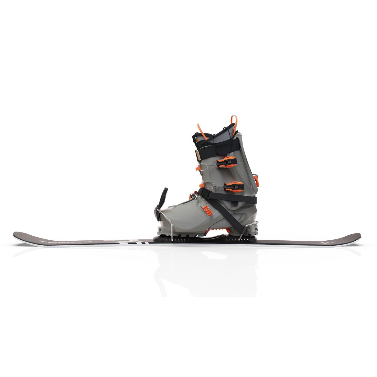 Snowfeet* Short Skis | 99 CM | Mountain Black | Ski bindings |  Skiblades Skiboards Snowblades - snowfeet*