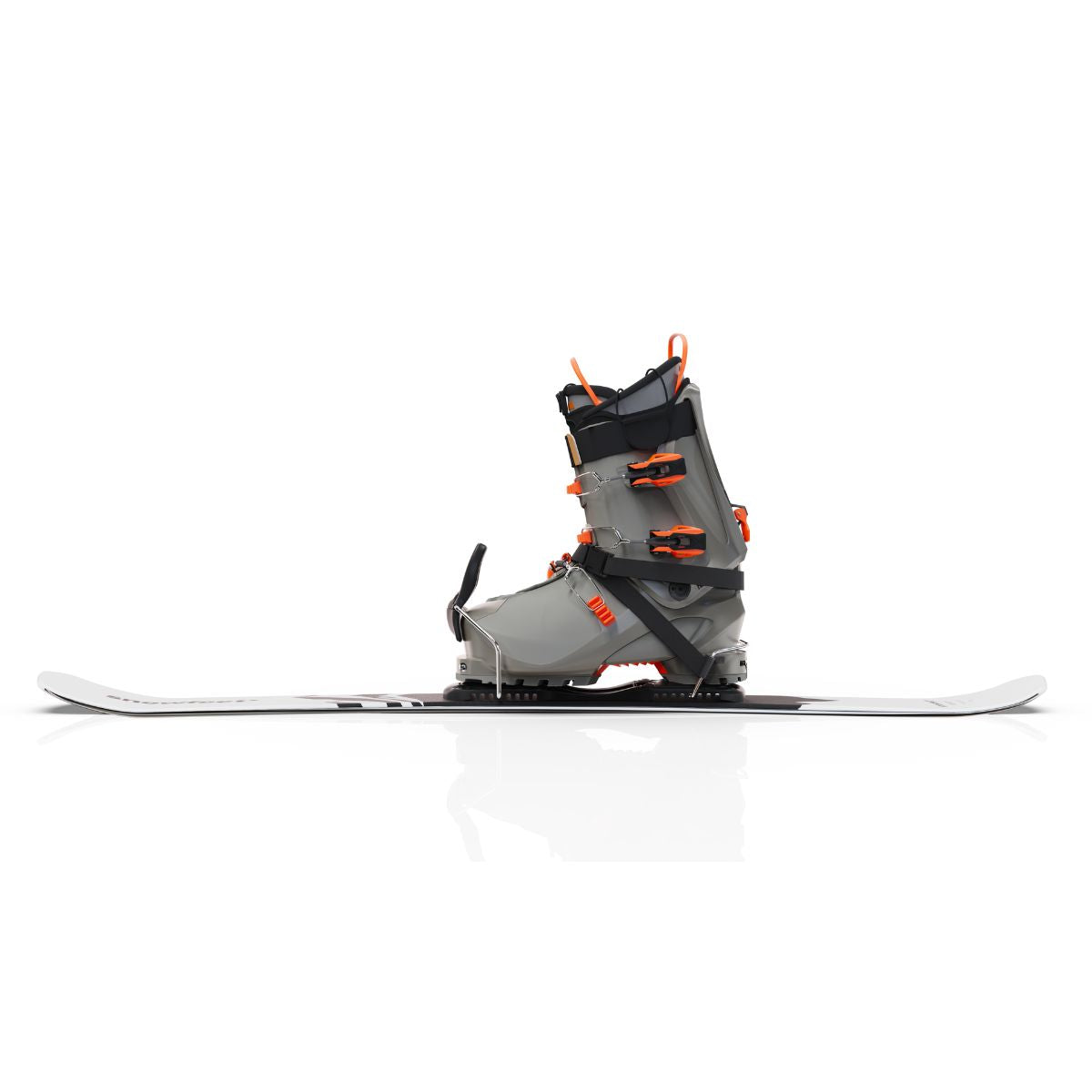 Snowfeet* Short Skis | 99 CM | Mountain White | Ski Bindings |  Skiblades Skiboards Snowblades - snowfeet*