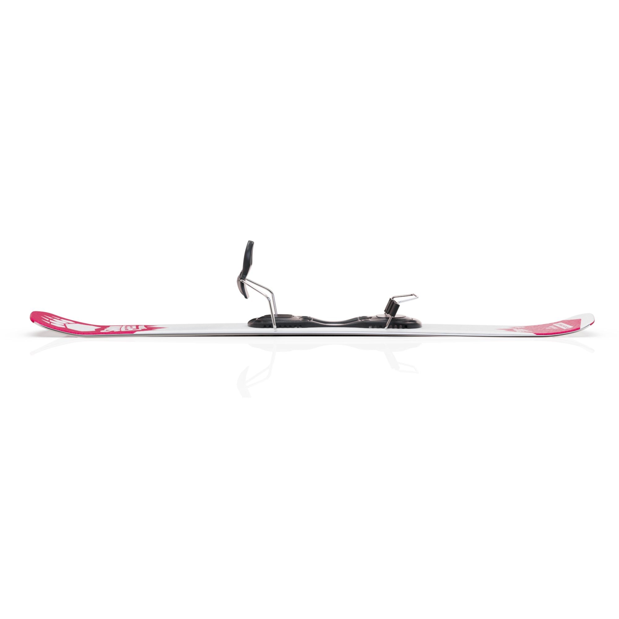 Snowfeet* Short Skis | 99 CM | Pink Paw | Ski Bindings |  Skiblades Skiboards Snowblades - snowfeet*