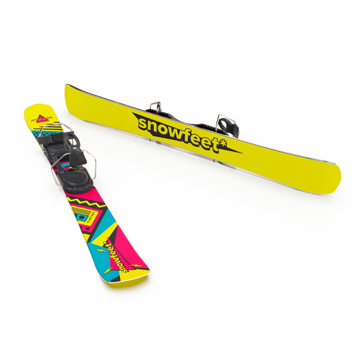 Snowfeet* Skiblades 99 CM | High-Quality Snowblades Short Skis