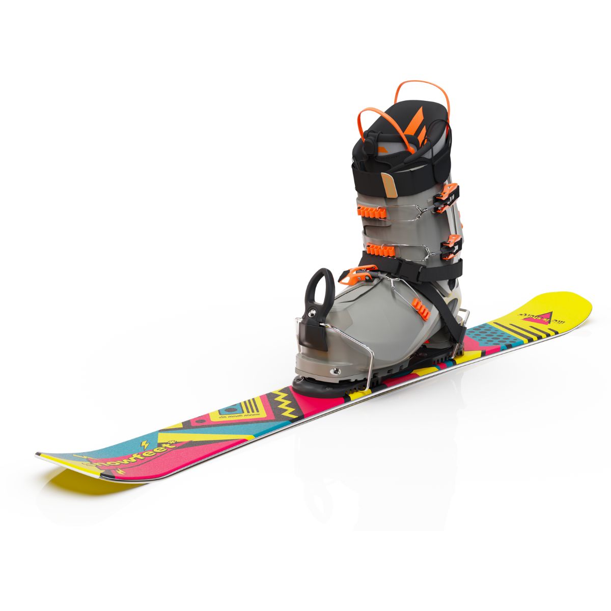 Snowfeet* Skiblades 99 CM | High-Quality Snowblades Short Skis