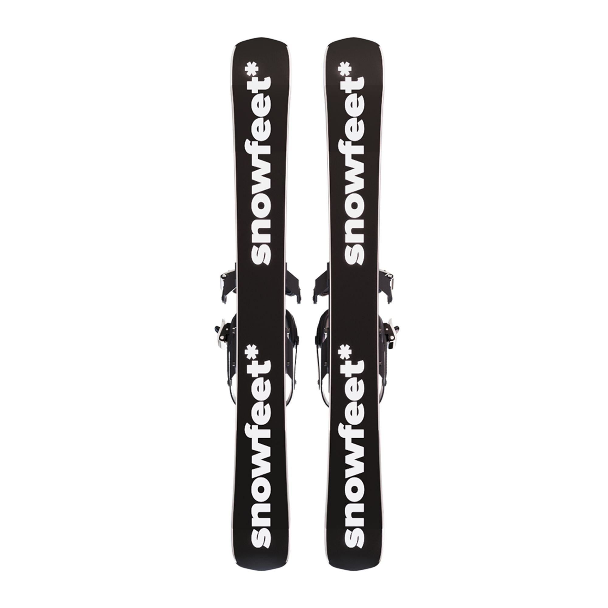 Snowfeet* Short Skis | 99 CM | Snowboard Bindings |  Skiblades Skiboards Snowblades - snowfeet*