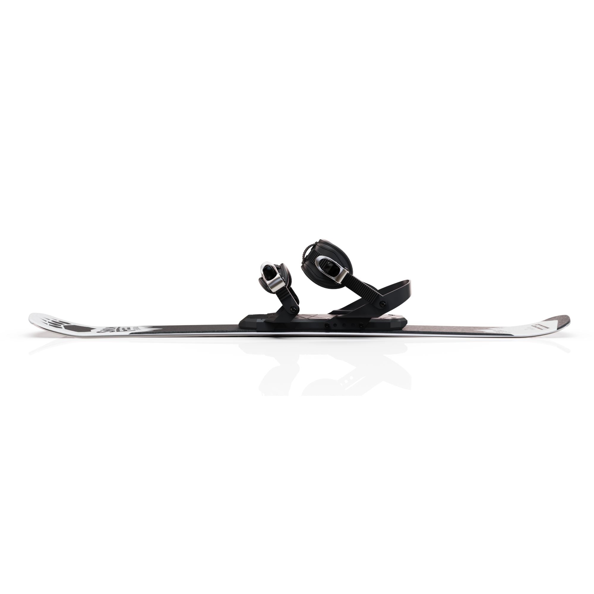 Snowfeet* Short Skis | 99 CM | Black Paw | Snowboard Bindings |  Skiblades Skiboards Snowblades - snowfeet*