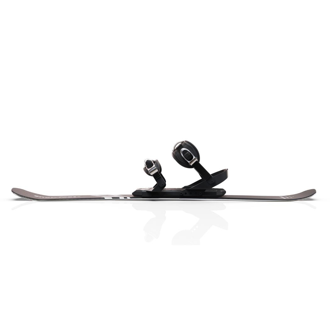 Snowfeet* Short Skis | 99 CM | Mountain Black | Snowboard bindings |  Skiblades Skiboards Snowblades - snowfeet*