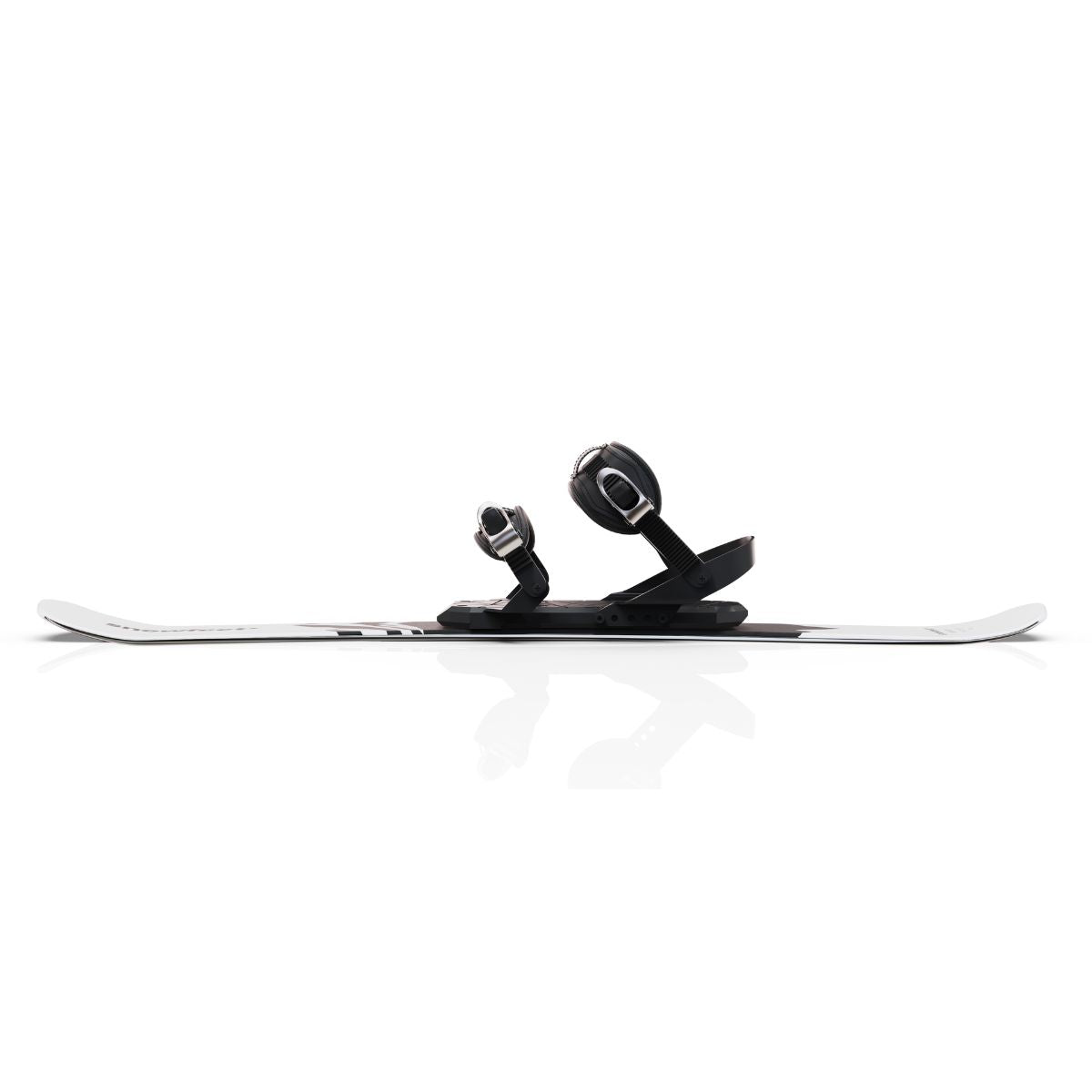 Snowfeet* Short Skis | 99 CM | Mountain White | Snowboard Bindings |  Skiblades Skiboards Snowblades - snowfeet*