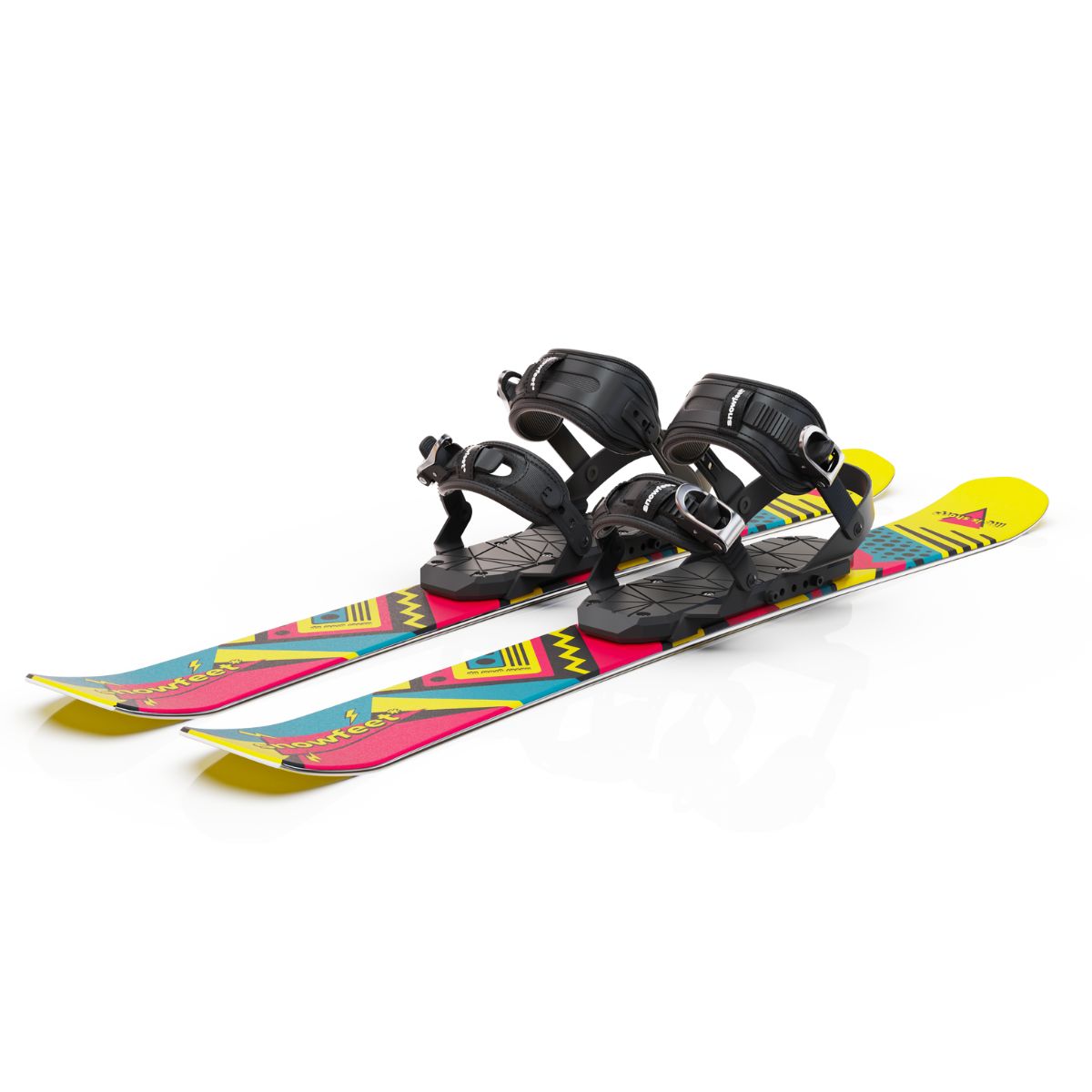 Snowfeet* Skiblades 99 CM | High-Quality Snowblades Short Skis