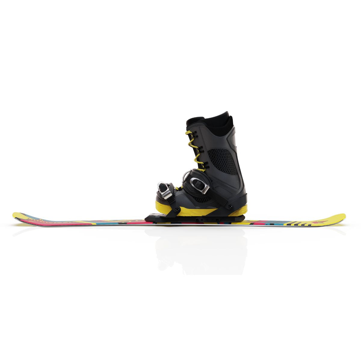 Snowfeet* Short Skis | 99 CM | Retro | Snowboard Bindings |  Skiblades Skiboards Snowblades - snowfeet*