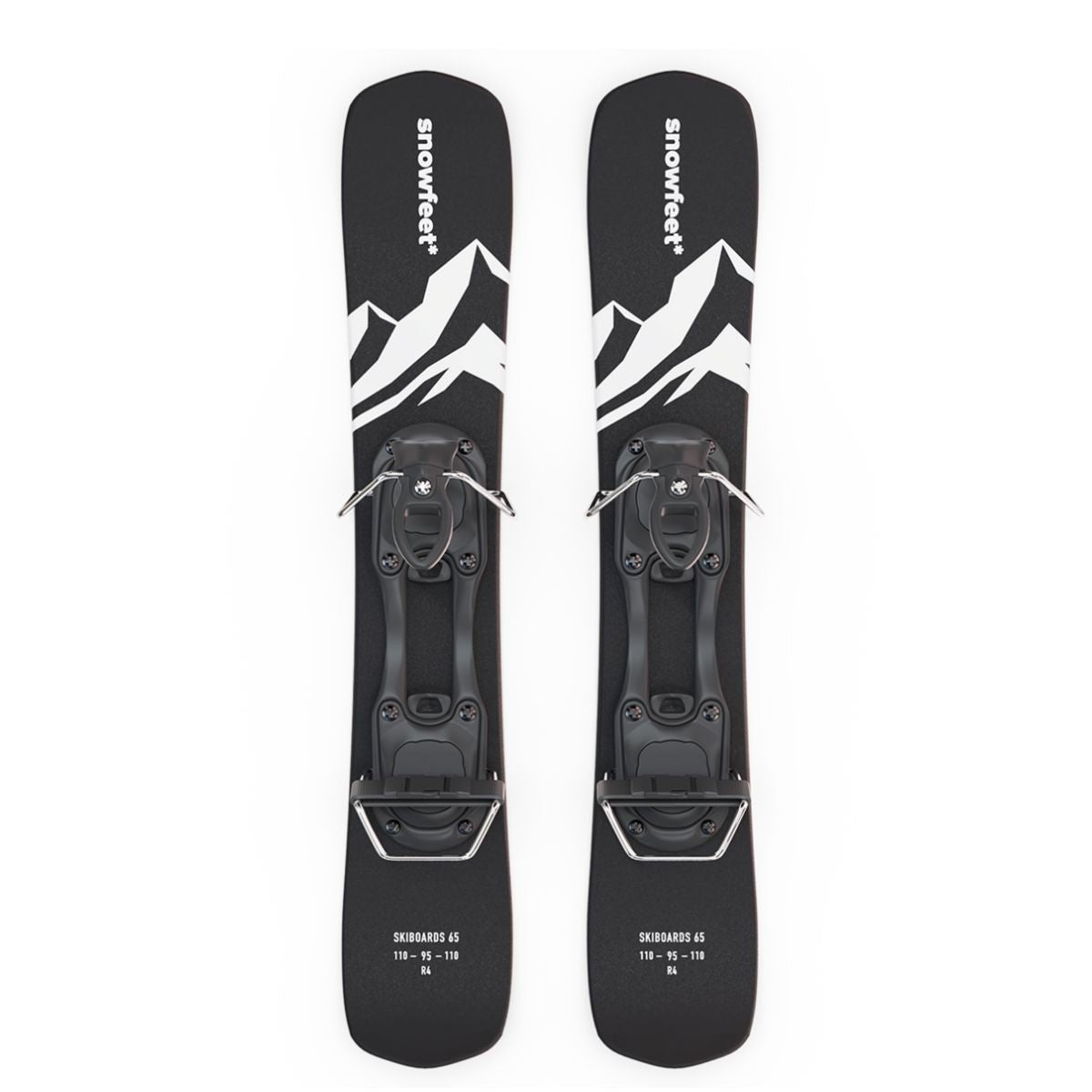 Snowfeet* Skiblades | 65 CM | Skiboards Snowblades Short Mini Skis - snowfeet*